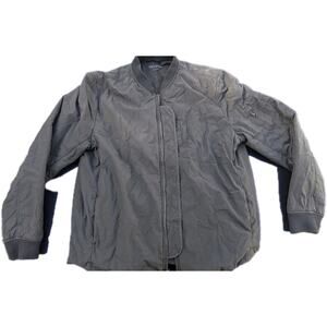 Bullhead Denim Co Bomber Jacket Men’s XL Grey Zip-Up Flight Style